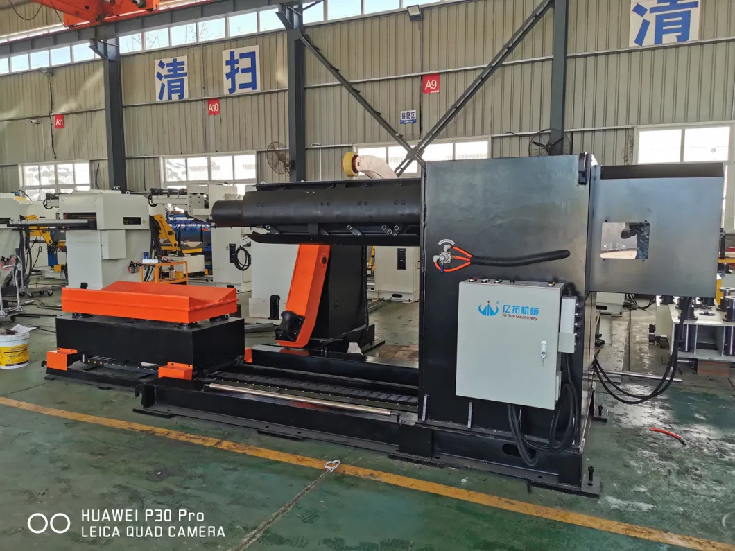 Low Price Hydraulic Uncoiler with Coil Car Use for Steel Roofing Roll Forming Machine