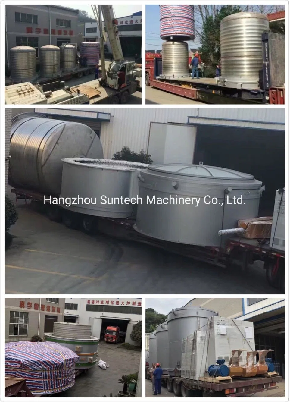 Suntech Trolley Type Car Bottom Bogie Hearth Type Annealing Industrial Heat Treatment Furnace