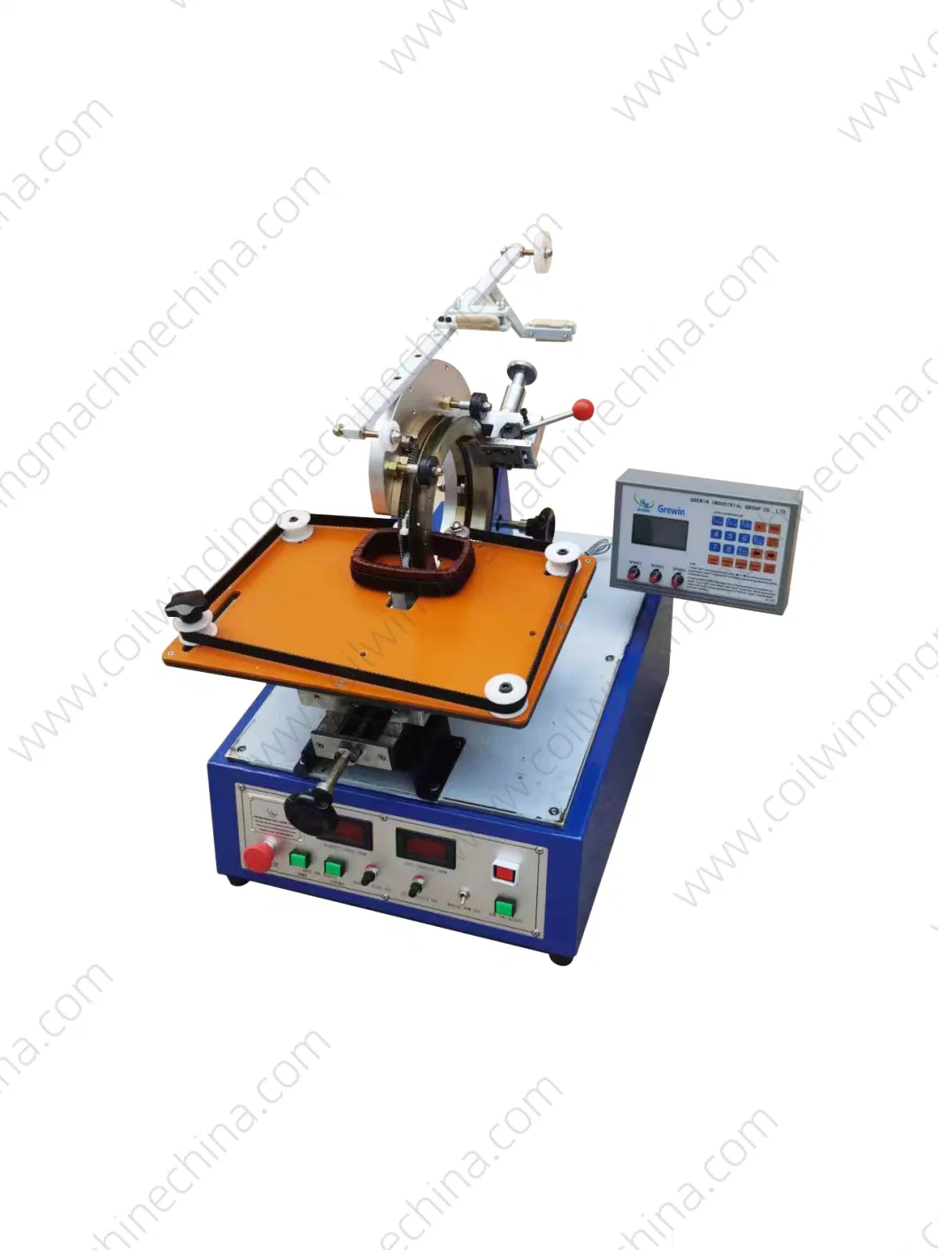 Wind Wire Range Slider Toroid Winding Machine Belt Type Winding Machine Transformer Coil Winding Machine PLC CNC Toroid Coil Winding Machine for Transformer