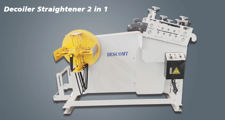 Feeder Uncoiler, Straightener and Feeder Machine Straightener Feeder &amp; Uncoiler Feed Metal Sheet