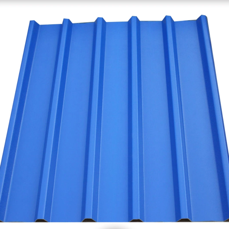 PPGI Corrugated Profiled Color Steel Roof Sheet with Trapezoidal Prepainted Metal