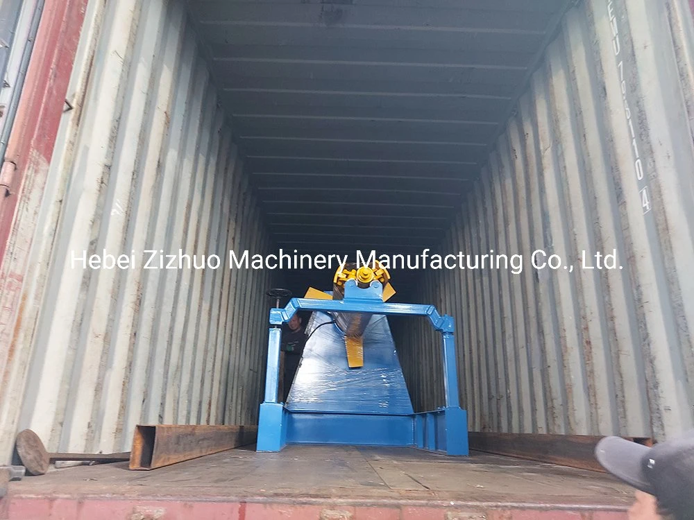 5 Ton 10 Ton Galvanized Steel Coil Hydraulic Decoiler Sheet Metal Uncoiler