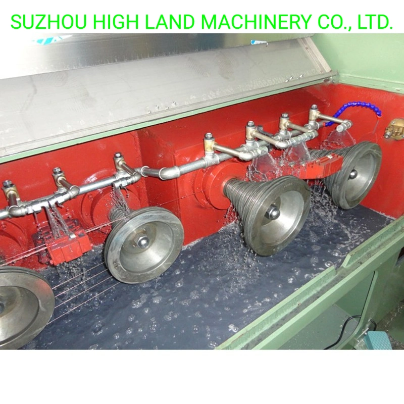 Dual/Double Fine Copper Wires Drawing Machinery with Continuous Online Annealing