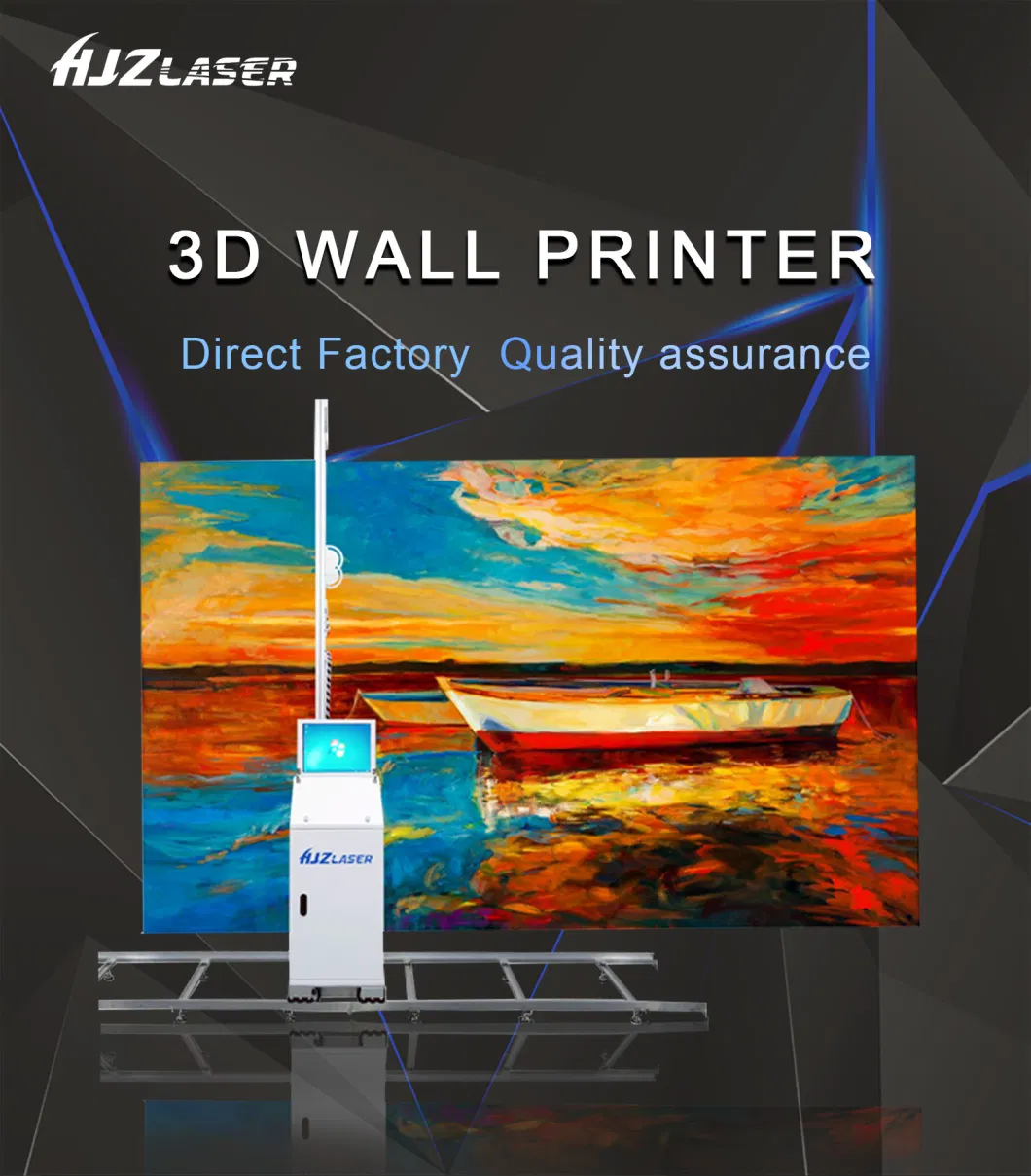 3D Effect Automatic Vertical Wall Drawing Printing Machine