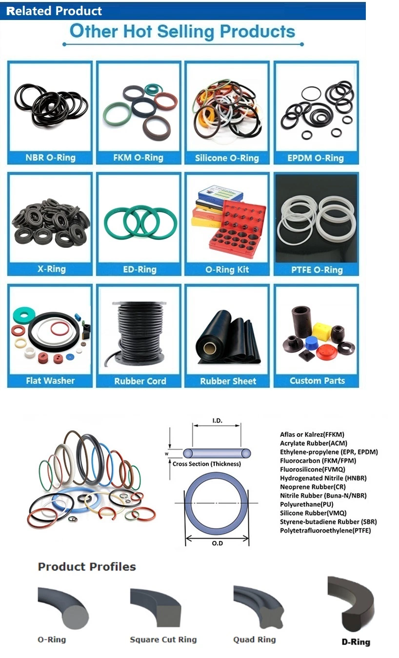 Food Grade Silicone Rubber Transparent O-Ring Seal for Ice Cream Machine