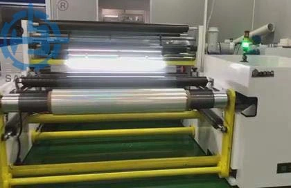 High Speed Jumbo Paper Film Roll Slitting Single Rewinder Machine 1600 Unwinding