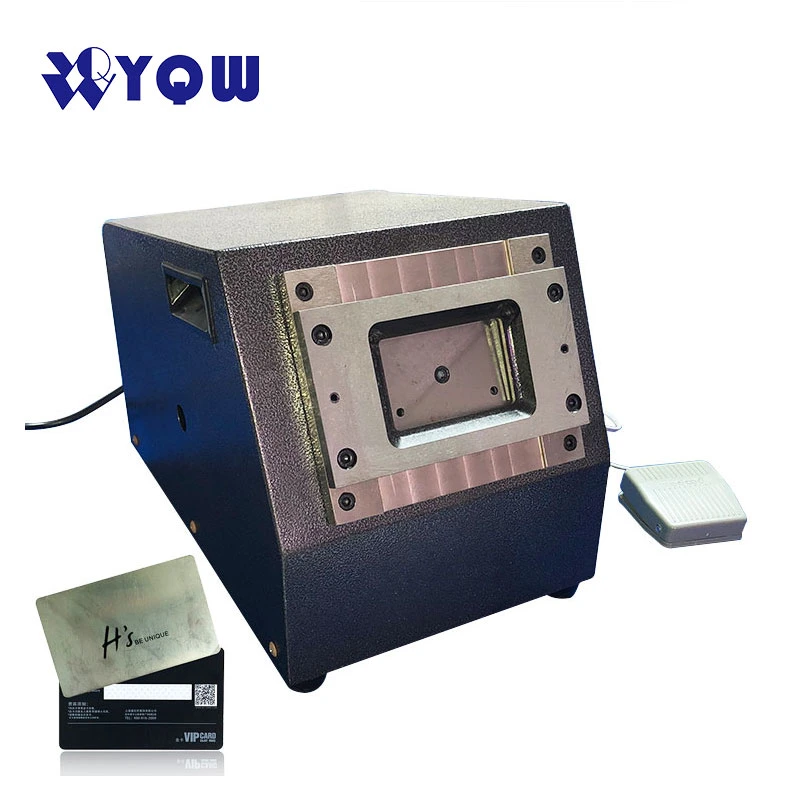 Office Use Plastic Card Punching Machine Electric PVC ID Card Die Cutter