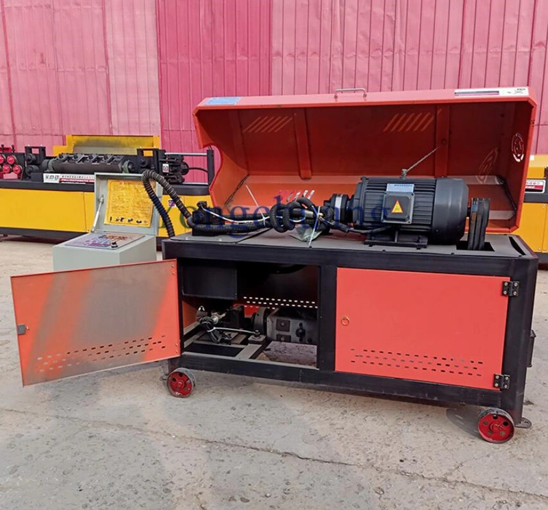 High Efficiently Steel Bar Wire Rod Straightening and Cutting Machine