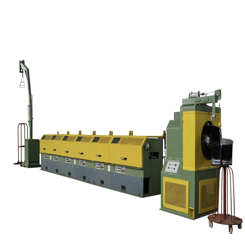 Wanzhong Dry Type Carbon Steel Wire Lz6/560 Straight Line Wire Drawing Machine in Algeria