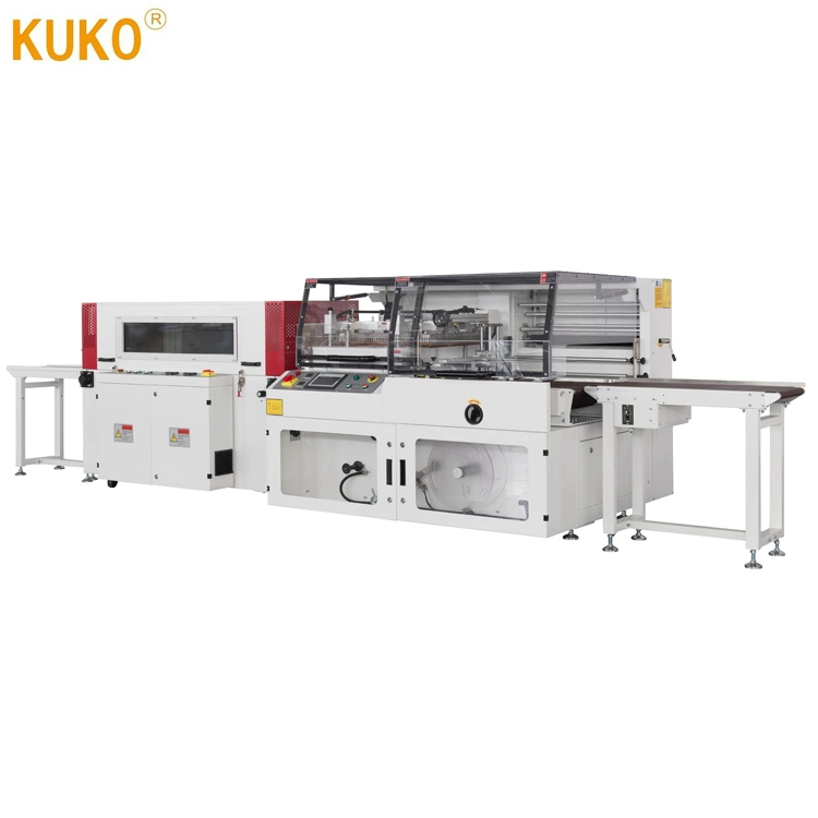 Fully Auto High-Speed Packing Quality Vertical L Bar Sealer Automatic Heat Shrink Packaging Wrapping Machine