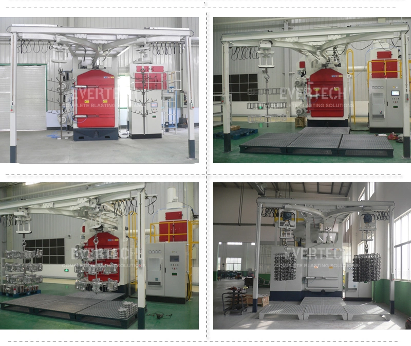 Y Type Hanger Shot Blast Machine for Castings Surface Cleaning
