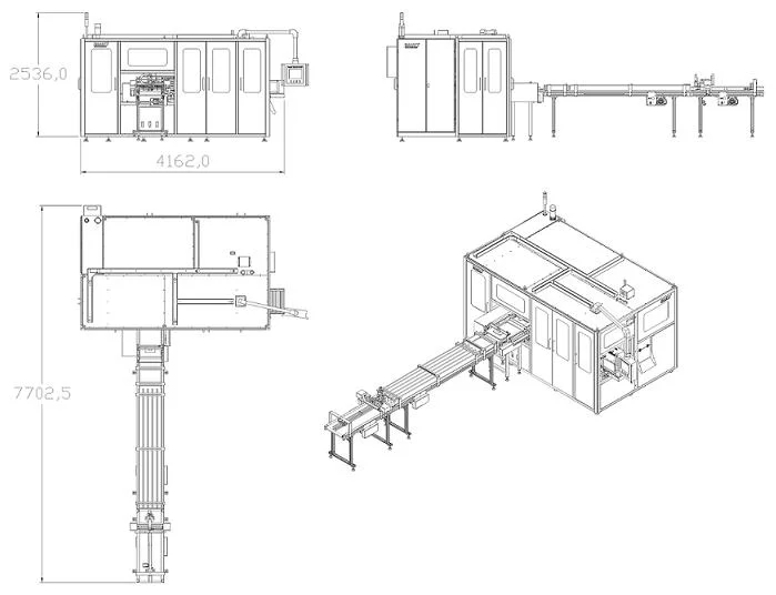 Tissue Toile Roll Napkin Wet Paper Packaging Wrapper Bundle Machine