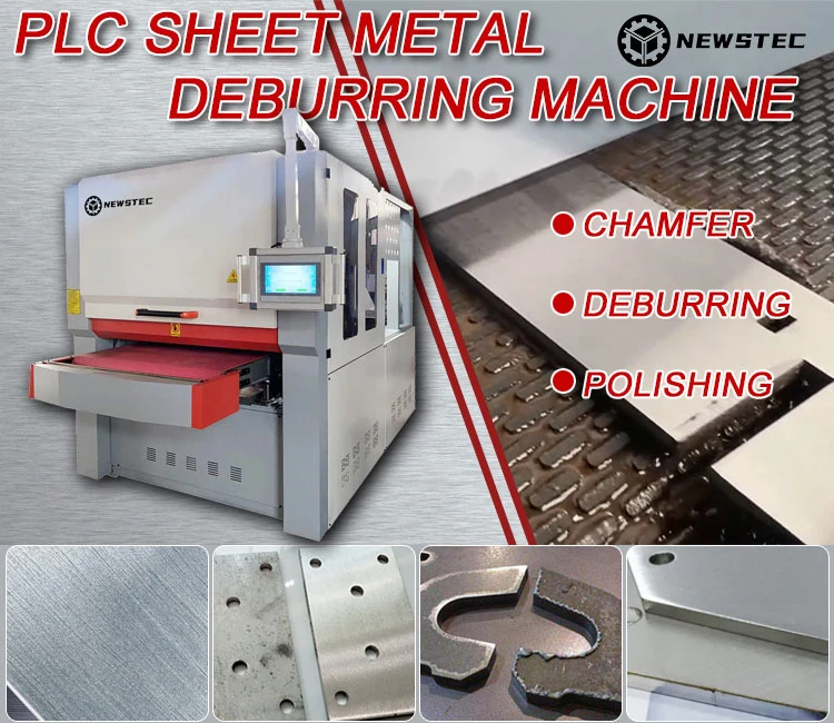Automatic Stainless Steel Carbon Aluminum Copper Metal Sheet Brush Surface Finishing Deburring Polishing Machine