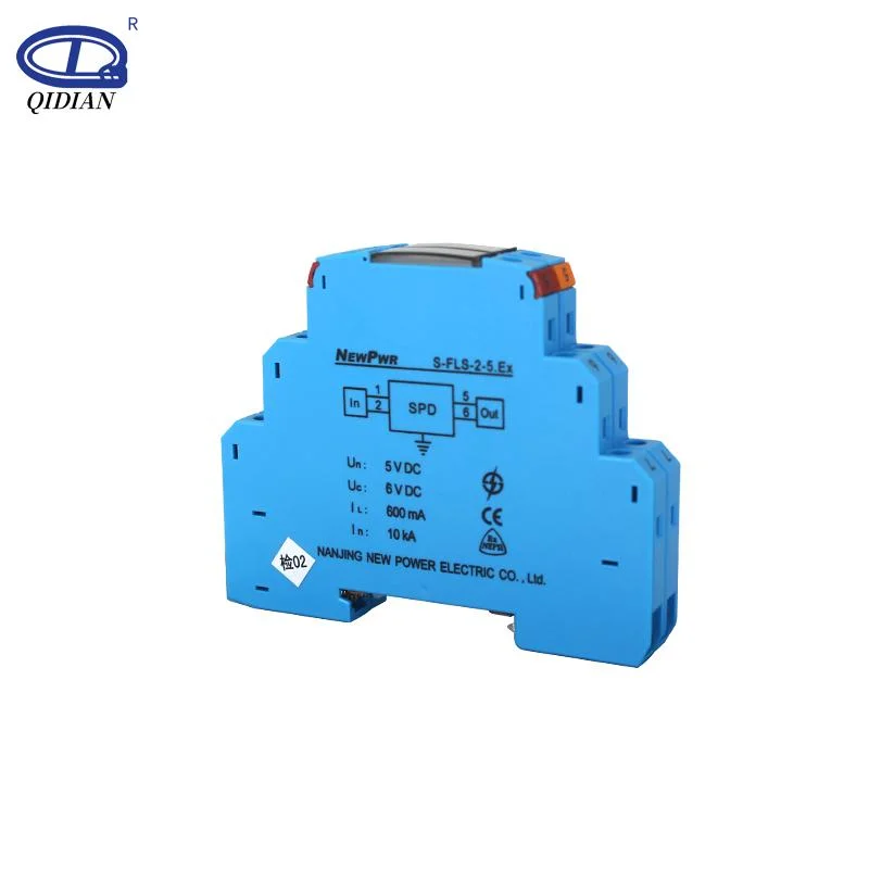 0-20mA RS485 2 Wires Signal Surge Protector PLC Surge Protector DC SPD 24V 5V Surge Arrester Surge Protection of Control System PLC/Dcs