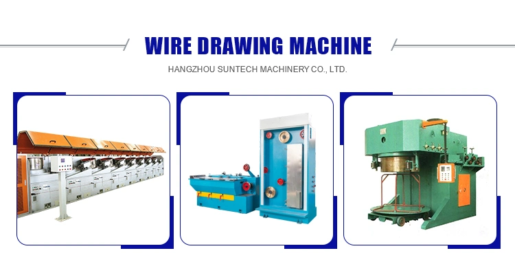 Suntech Continuous Annealer Aluminium Copper Rod Breakdown Coiling Wire Drawing Machine