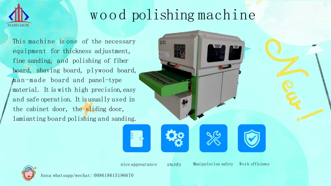 Laser CNC Woodworking Polishing Machine Sander Steel Plate Polishing Machine, Automatic Deburring Machine Wood Brush Sanding Machine Cabinet Door