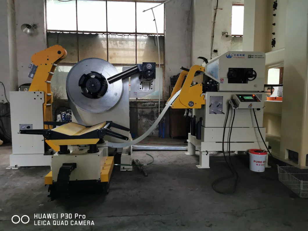 Automatic Metal Stamping Servo Punch Press Roll Nc Feeder Uncoiler Straightener for Sheet Coil