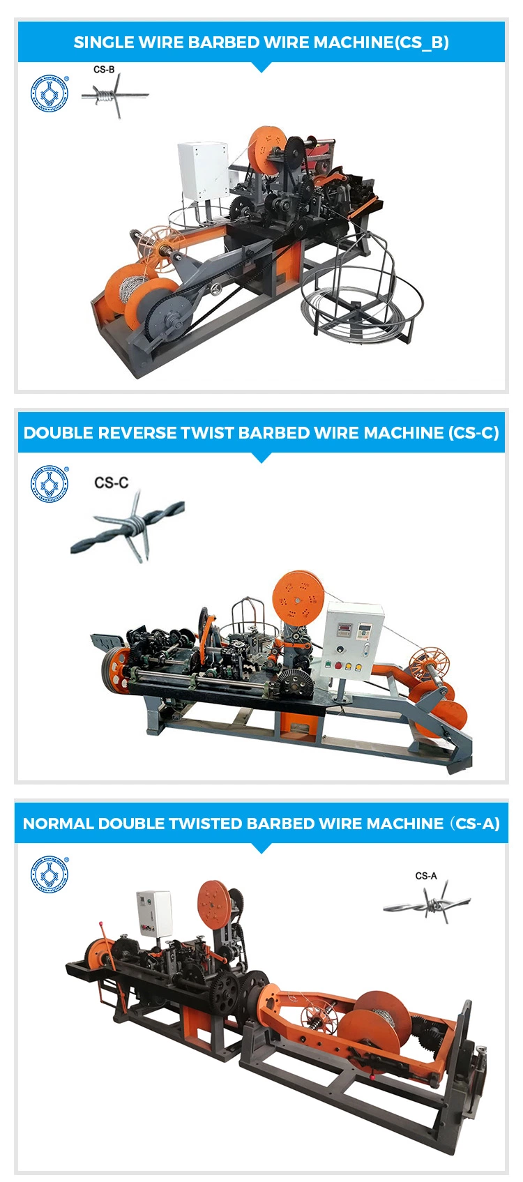 Newly Design Automatic Metal Wire Double Twisted Barbed Wire Drawing Fence Making Machine Barbed Wire Machine Germany