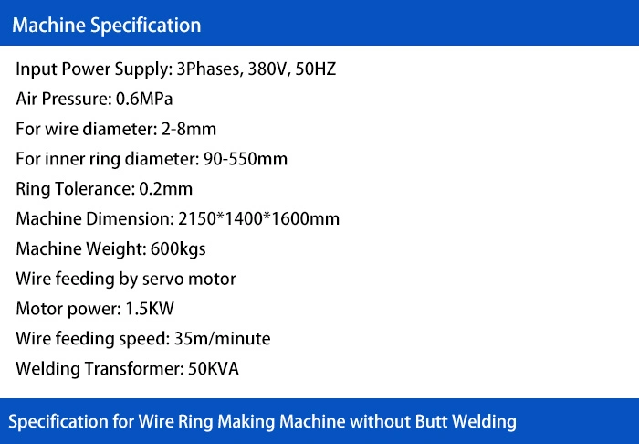 Automatic Fan Shield Wire Ring Butt Welding Forming Machine