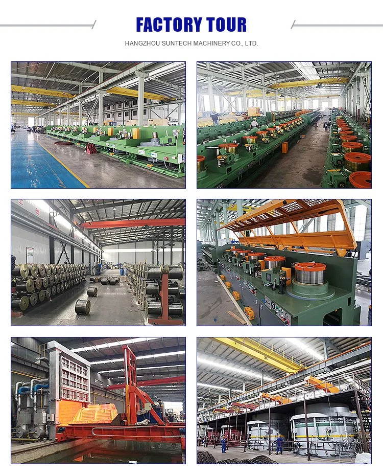 Suntech Continuous Annealer Aluminium Copper Rod Breakdown Coiling Wire Drawing Machine