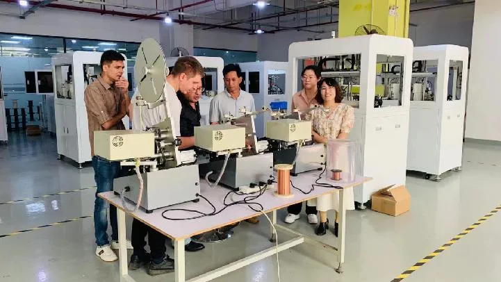 Wind Wire Range Slider Toroid Winding Machine Belt Type Winding Machine Transformer Coil Winding Machine PLC CNC Toroid Coil Winding Machine for Transformer