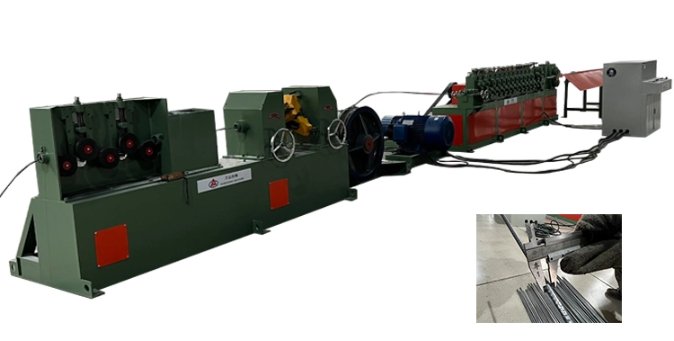 High Speed Galvanized Low Carbon Deformed Rebar Iron Wire Straightening and Cutting Machine