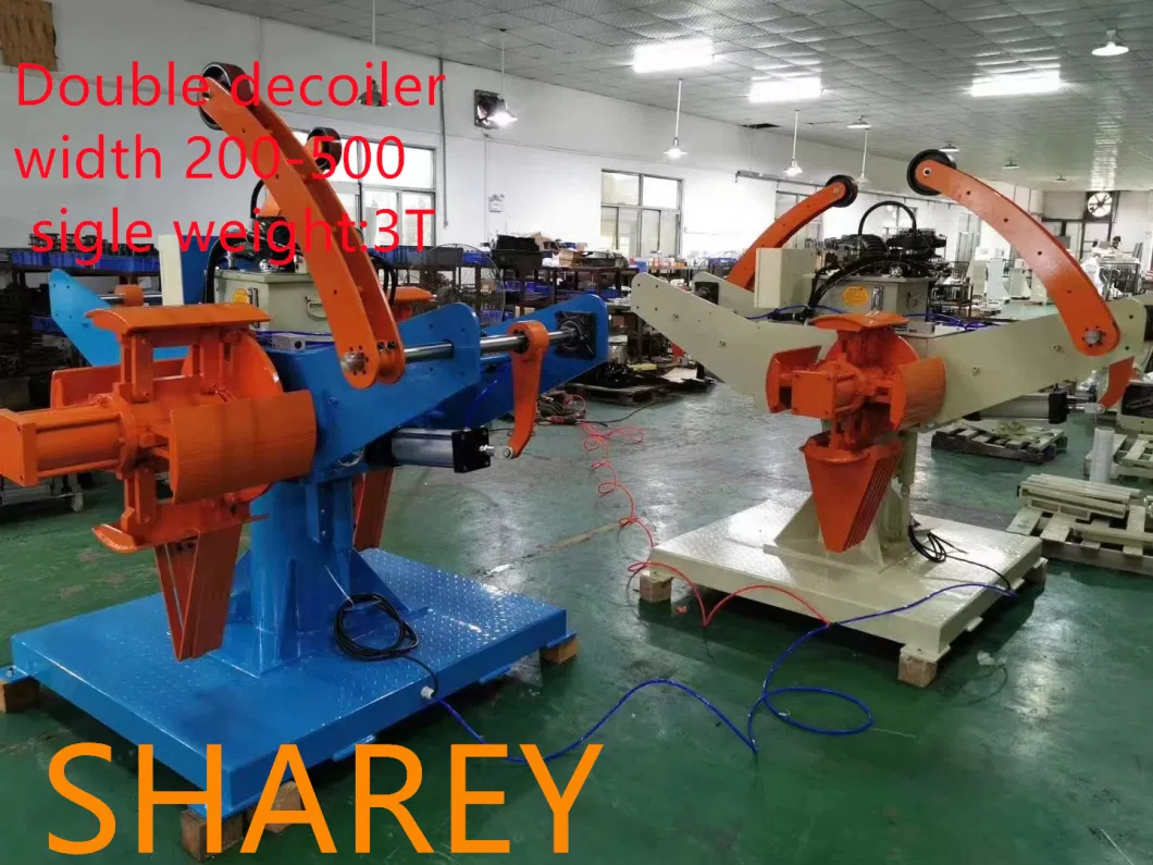 Double Ends Decoiler S Loop Type Straightener Machine for Metal Coil Material