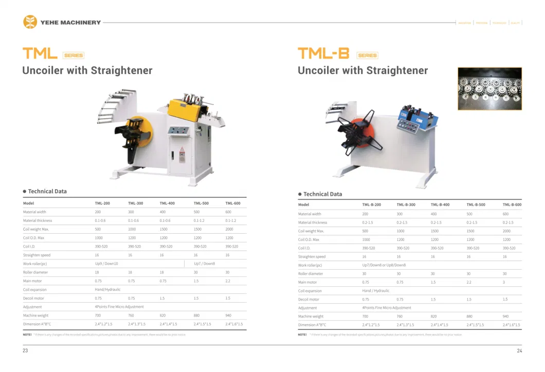 Customized 3 in 1 Hydraulic Straightening Feeder and Cutting Machine for Automatic Press Machine Stamping Sheet Metal