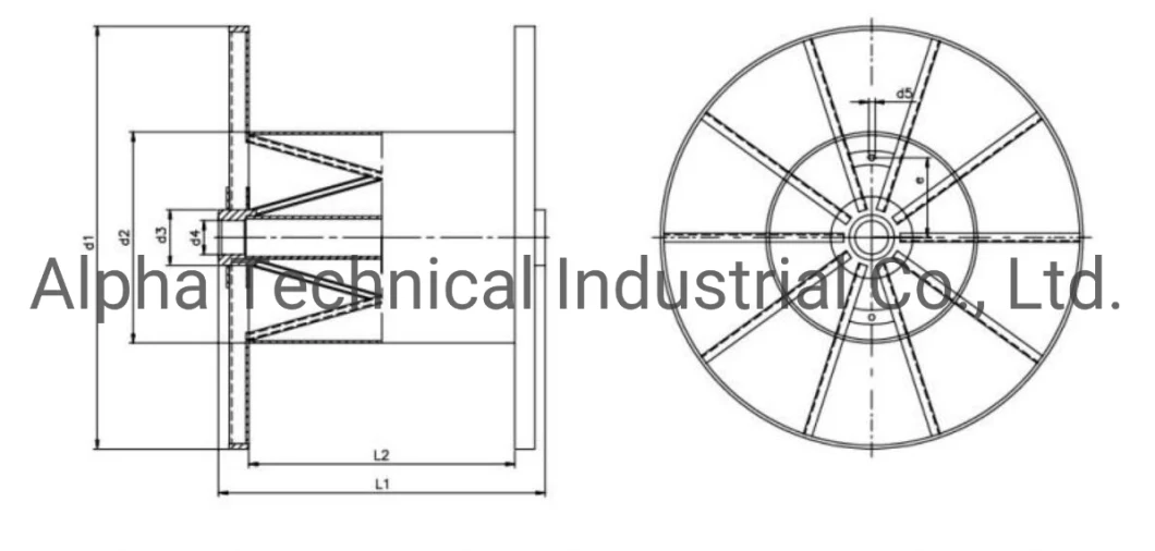 Hot Sale Customized Size High Speed Steel Bobbin Cable Wire Winding Spool Cable Reel Metal Bobbin