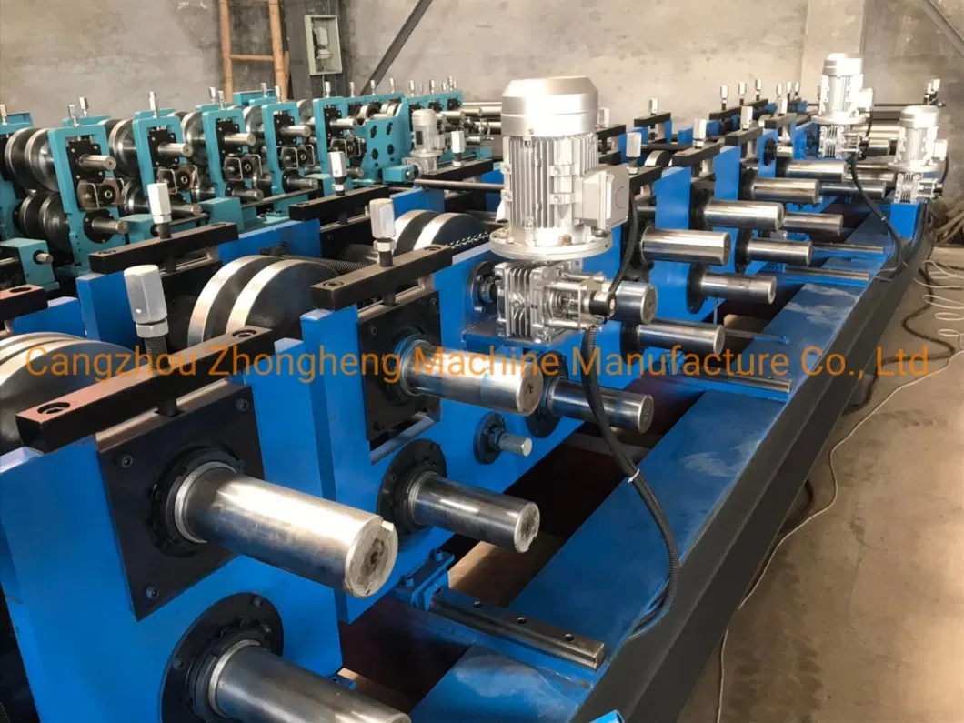 Hydraulic Motor Drive Steel C Z Purlin Roll Forming Machine