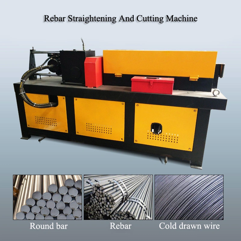 High Efficiently Steel Bar Wire Rod Straightening and Cutting Machine