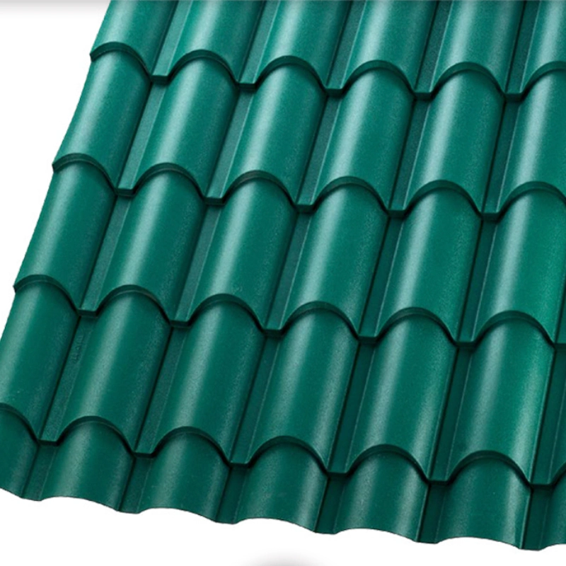 PPGI Corrugated Profiled Color Steel Roof Sheet with Trapezoidal Prepainted Metal