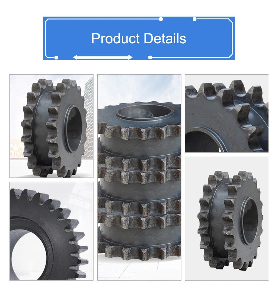 American Standard Tempering Roller Chain Drive Sprocket Chainwheels for Conveyor Systems