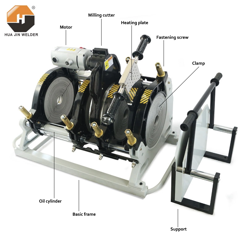 315mm Hydraulic Butt Fusion Welding Machine for HDPE Plastic Pipes/ Huajin Welder