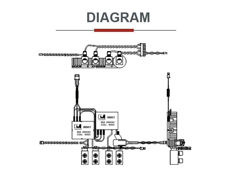 90A Miniature Magnetic Latching Relays with 24VDC for Pakistani Market