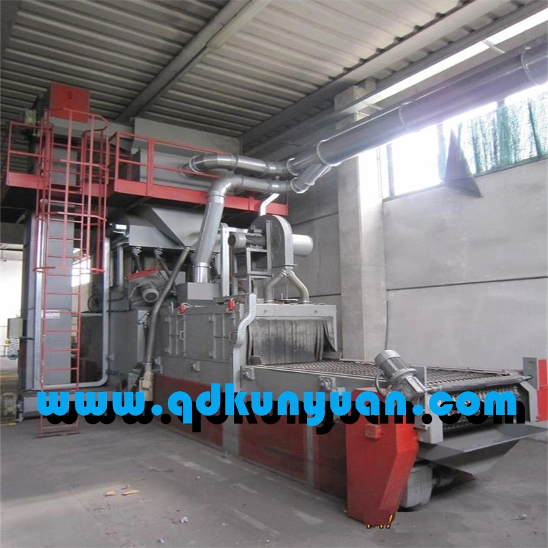 Wire Mesh Belt Passing Shot Blasting Machine for Metal Thin-Walled Parts Rust Cleaning Abrator