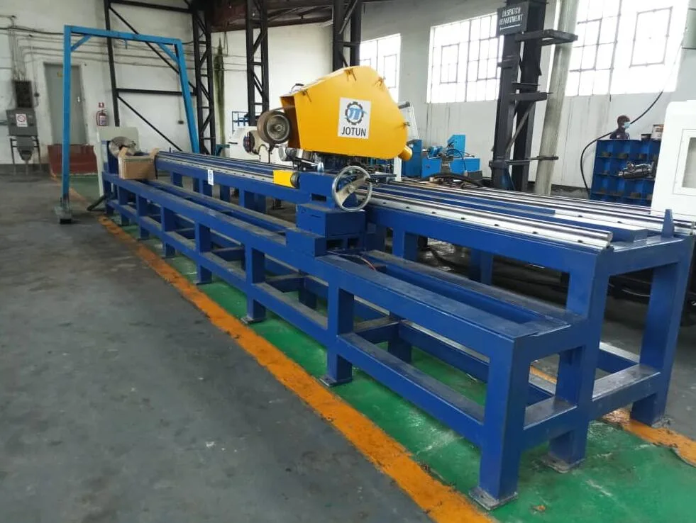 Automatic Professional Factory Supply Abrasive Belt Steel Hydraulic Cylinder Polishing Machine Round Pipe Polisher