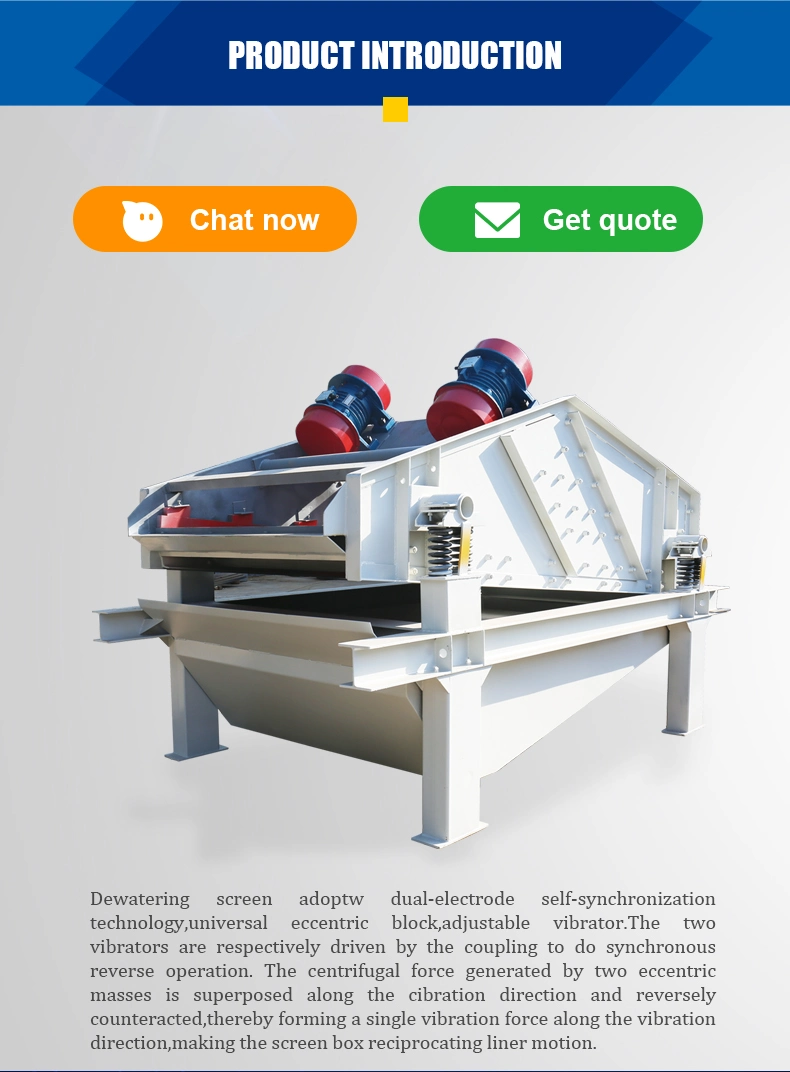 China Dewatering Vibrating Sieve Manufacturers High Efficiency Sorting Machine