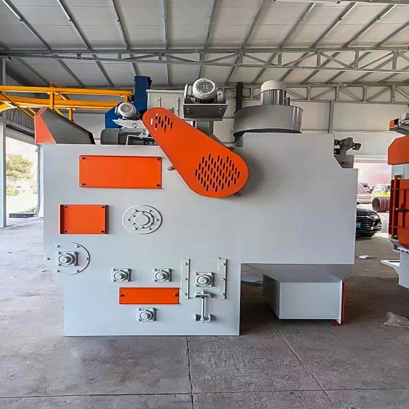 Rubber Tumble Belt Type Shot Blasting Machine for Metal Descaling and Burnishing