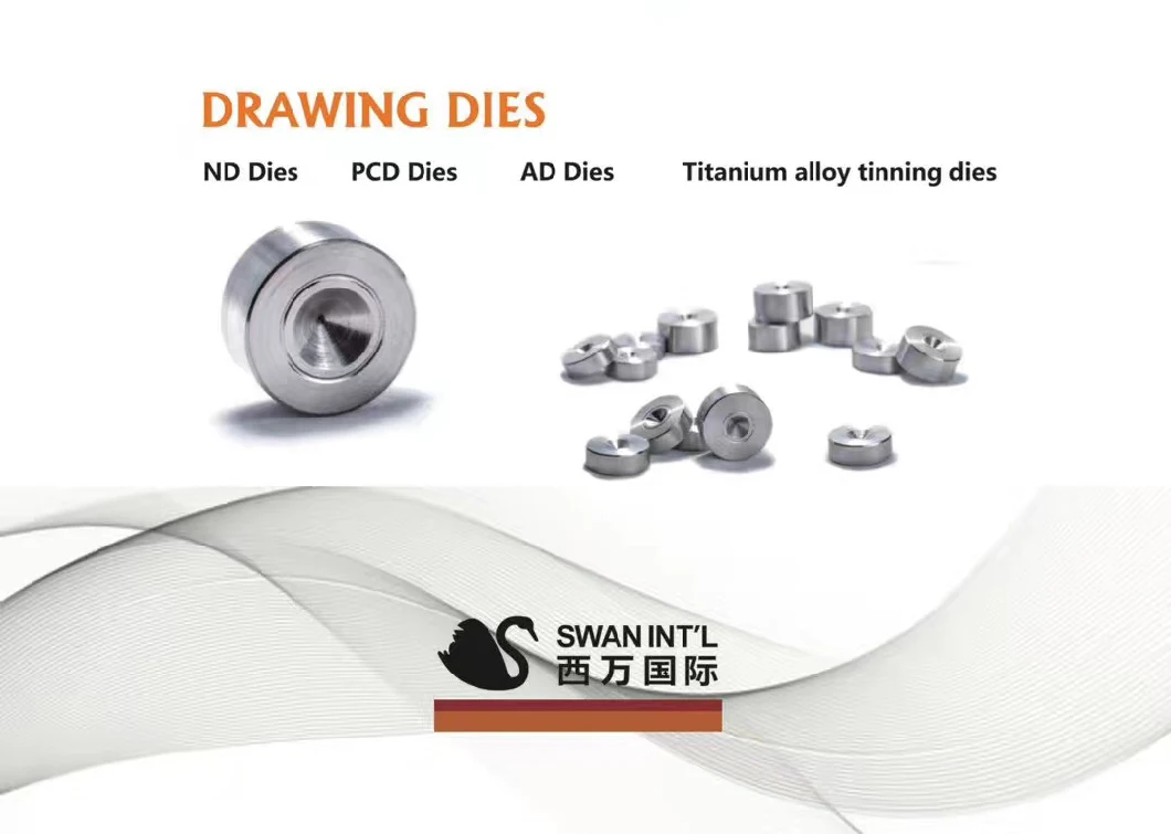 PCD Machine Tool Diamond Wire Drawing ND and PCD Dies for Copper Wire