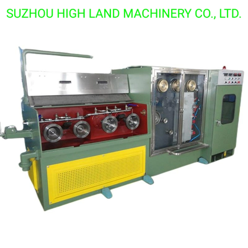 Dual/Double Fine Copper Wires Drawing Machinery with Continuous Online Annealing