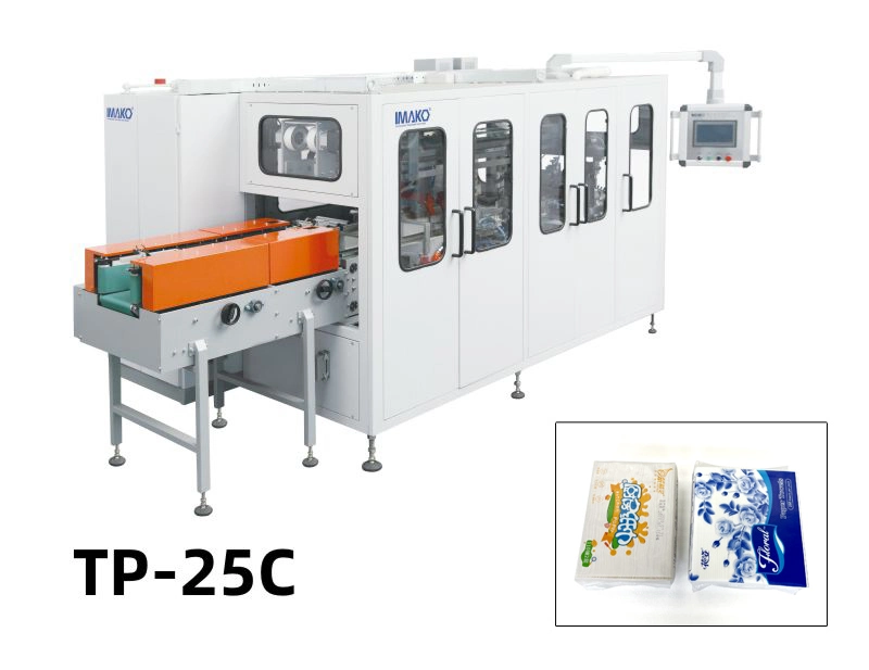 Tissue Toile Roll Napkin Wet Paper Packaging Wrapper Bundle Machine