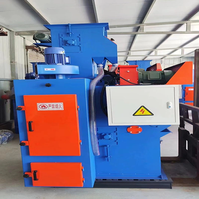 Rubber Tumble Belt Type Shot Blasting Machine for Metal Descaling and Burnishing