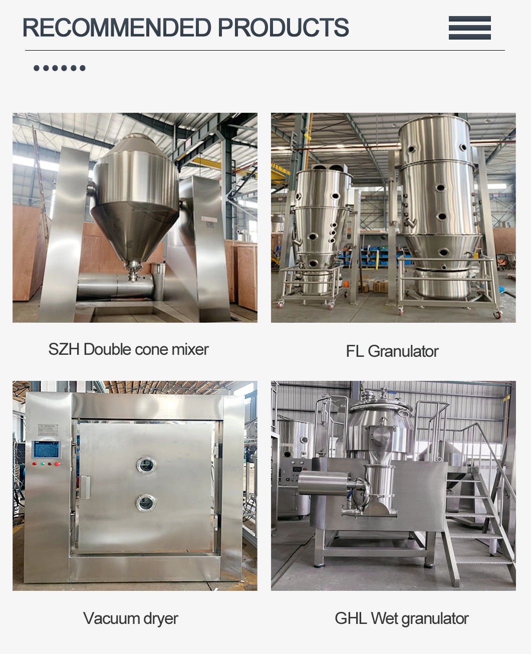 High Speed Centrifugal Spray Dryer for Pharmaceutical Products and Chemical /Food Products