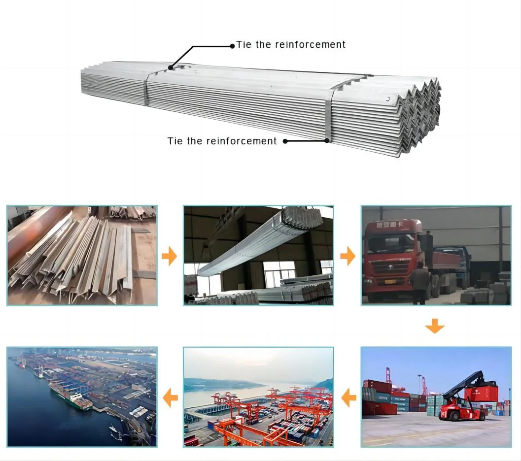 China Professional High Quality Corrugated Galvanized Angle Steel Bar for Industry