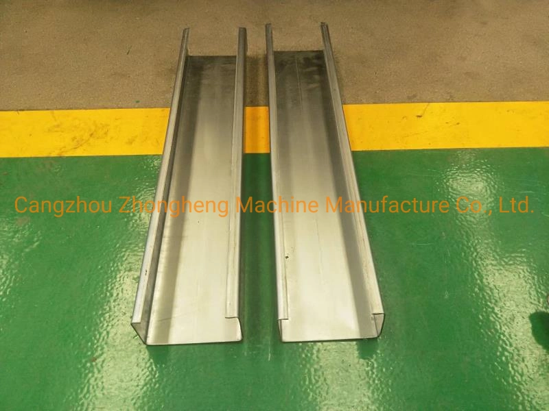 Hydraulic Motor Drive Steel C Z Purlin Roll Forming Machine