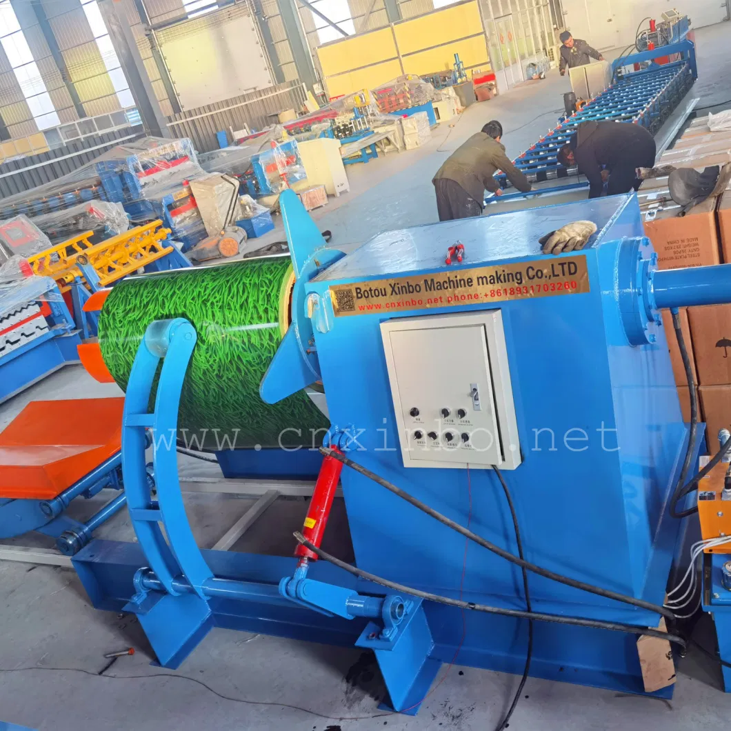 Xinbo Color Steel Coils Auto Hydraulic Uncoiler in Hebei Province China