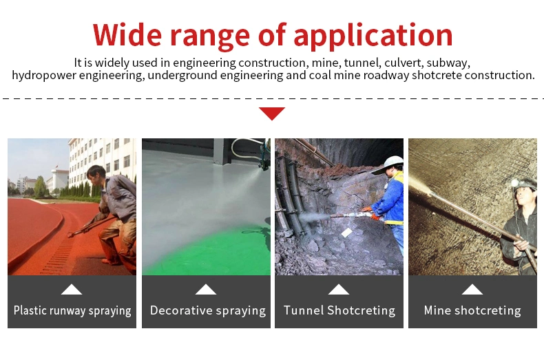 Robotic Dry and Wet Mini Concrete Shotcrete Machine for Pools