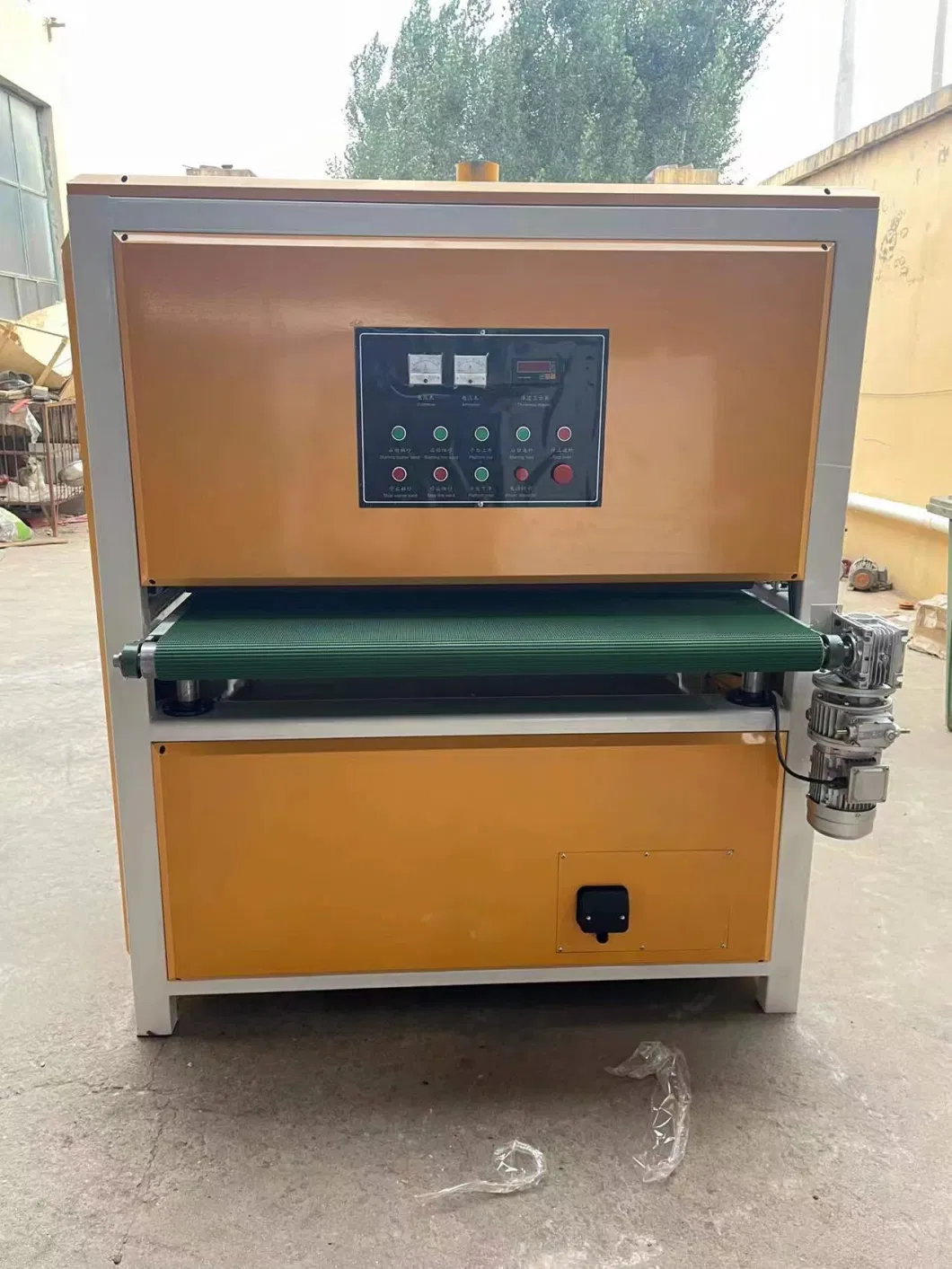 Metal Sheet Brush Surface Finishing Deburring Polishing Machine for Stainless Steel Carbon Aluminum Copper