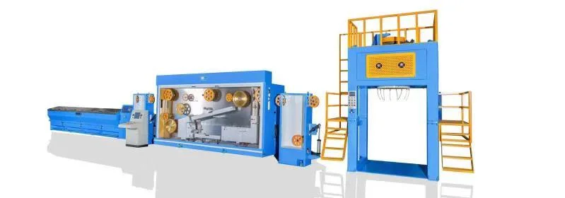 Low Carbon Copper and Cable Steel Wire Continuous Straight Line Dry Type Wire Drawing Machine